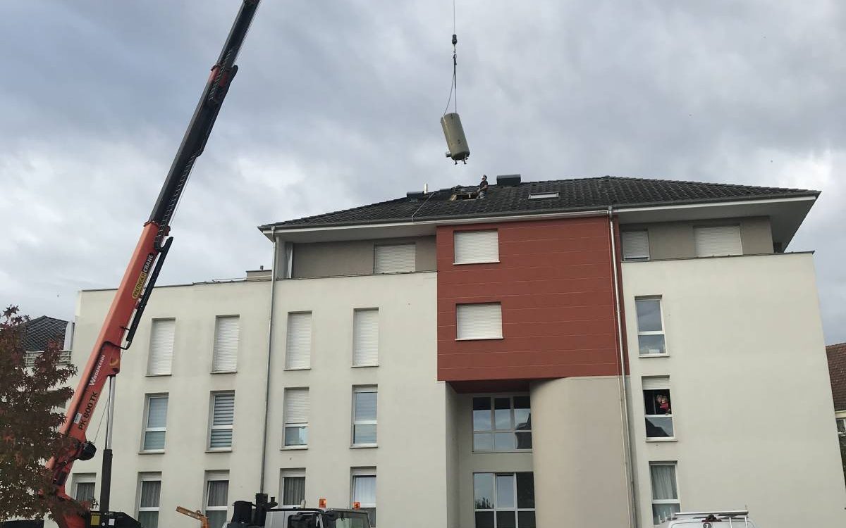 Préparateur d’eau chaude sanitaire percé à Strasbourg Erstein