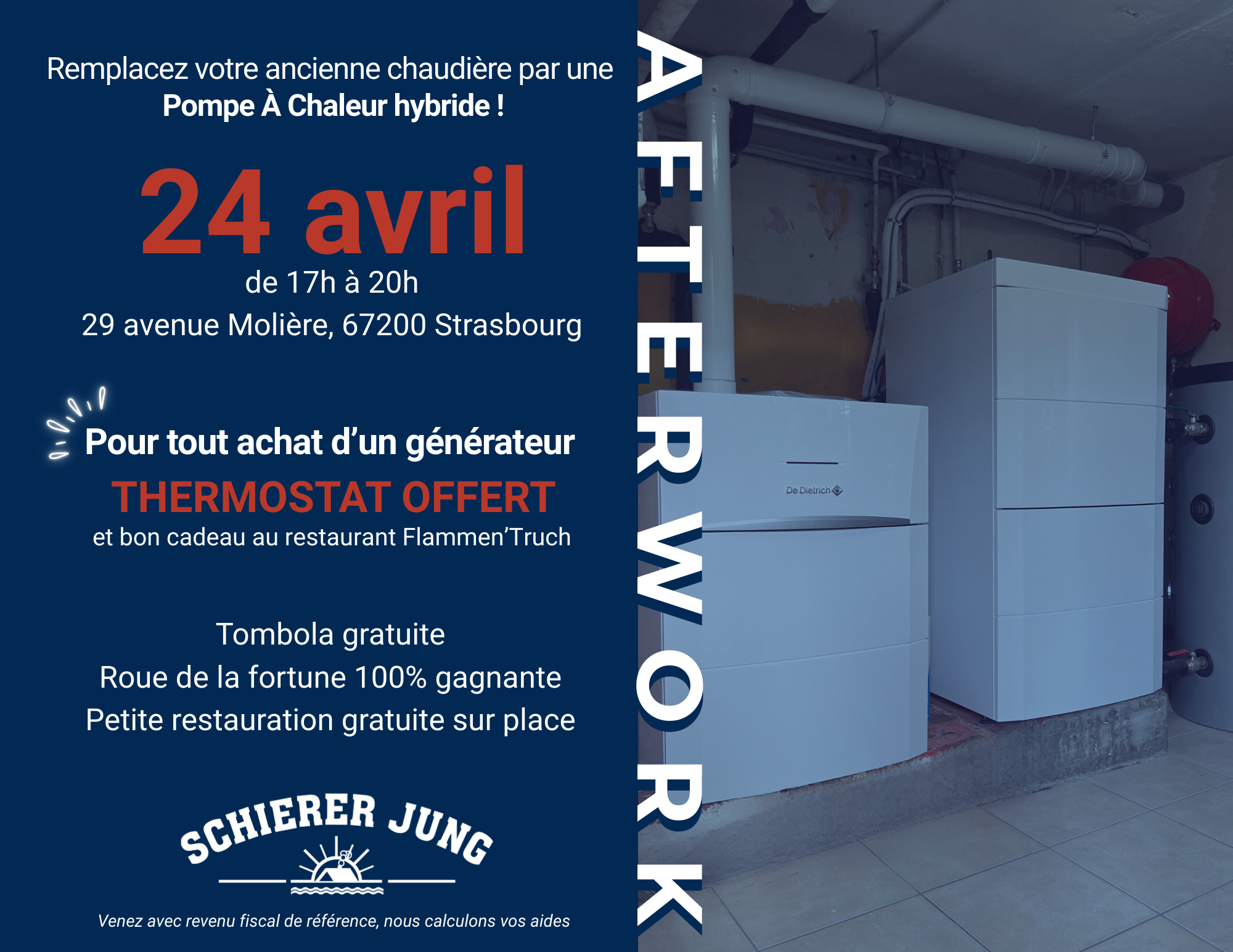 Afterwork Schierer Jung : Découvrez la Pompe à Chaleur Hybride Bischwiller