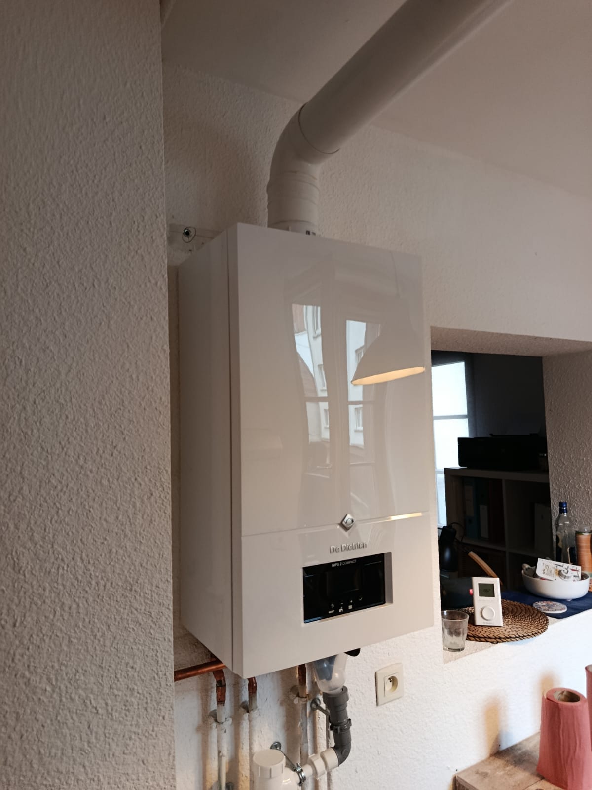 Installation d&rsquo;une chaudi&egrave;re murale gaz &agrave; condensation &agrave; Niederhausbergen Bischwiller