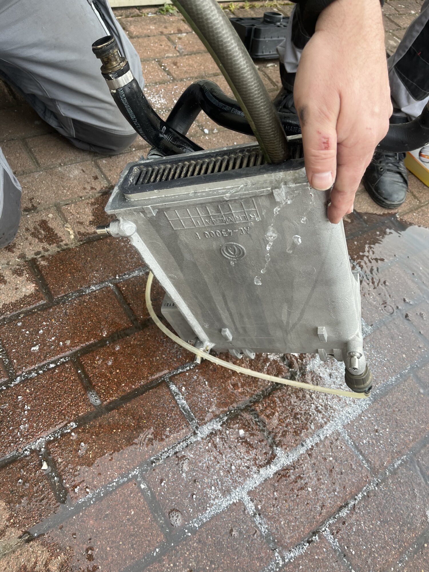 Nettoyage du corps de chauffe d&rsquo;une chaudi&egrave;re &agrave; gaz &agrave; Oberhausbergen Bischheim