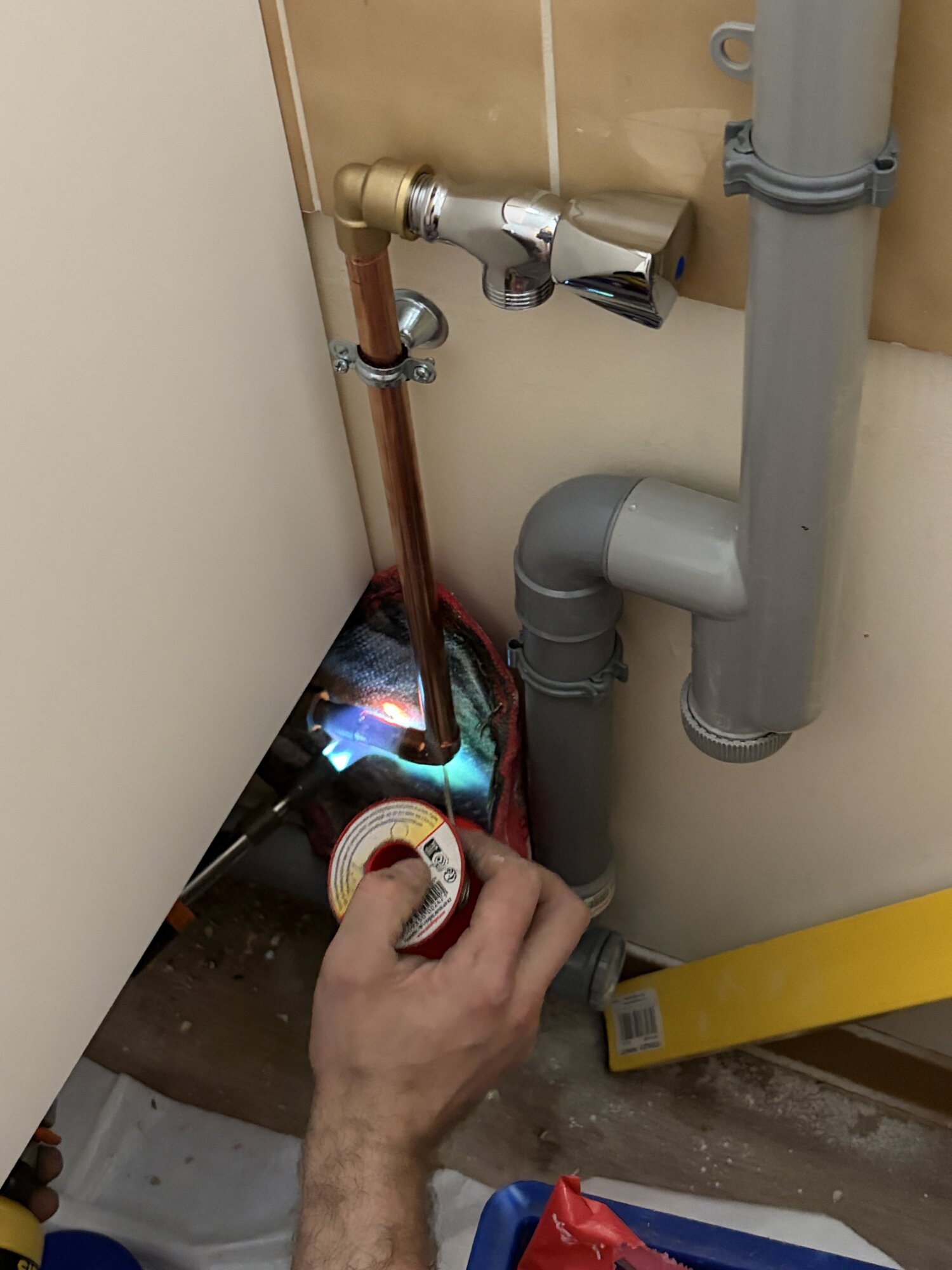 Installation d&rsquo;une arriv&eacute;e d&rsquo;eau pour une machine &agrave; laver &agrave; Oberhausbergen Haguenau